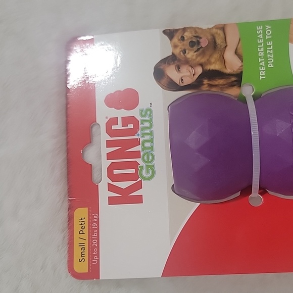 KONG Genius Mike Assorted Dog Toy, Small, Purple - Picture 2 of 4
